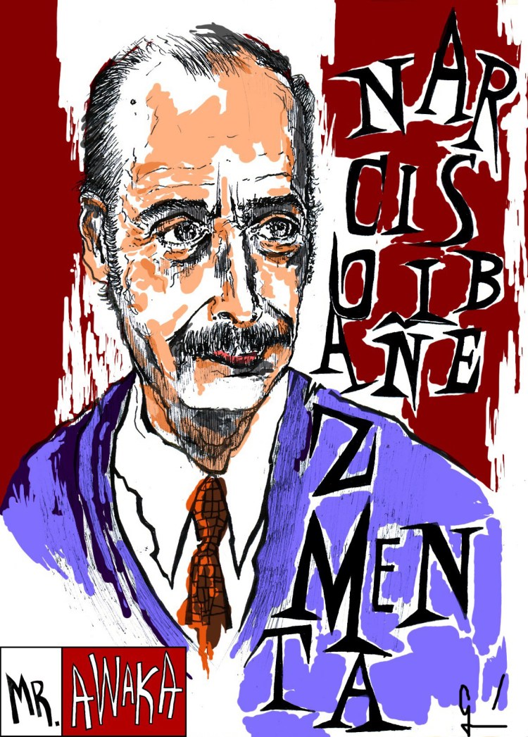 Narciso Ibáñez Menta awaka firma